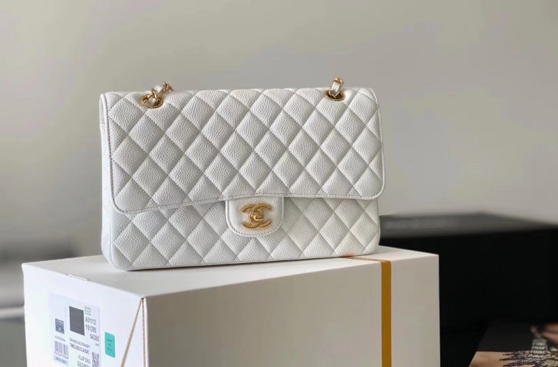 --Chanel Classic Flap經(jīng)典高仿CF包，現(xiàn)貨測試