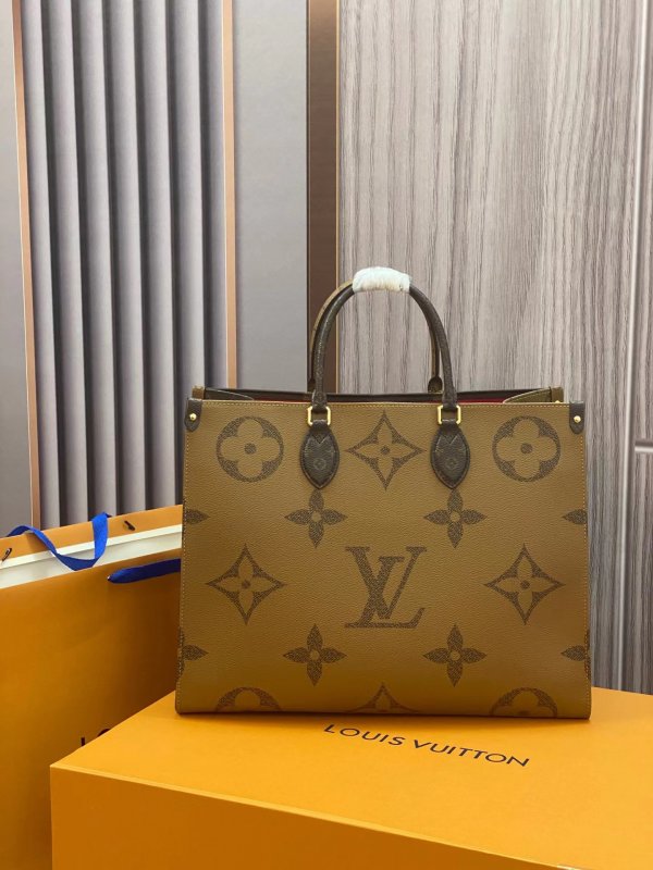 --大號(hào)LV Onthego手袋雙面購(gòu)物袋，前衛(wèi)摩登代購(gòu)級(jí)品質(zhì)