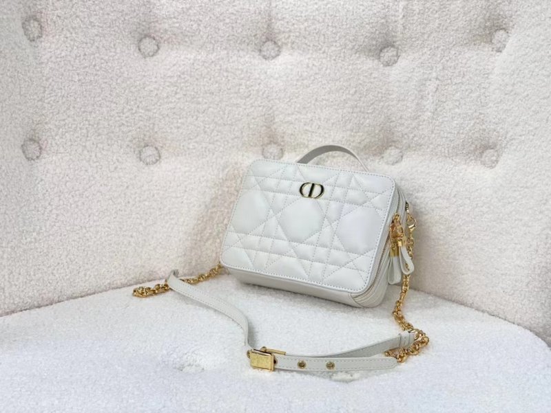--Dior Caro箱型鏈條手袋原廠品質(zhì)，原材料精確對(duì)版包包！