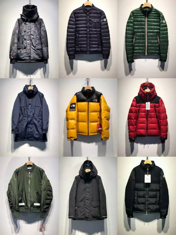 --廣州大牌高端潮牌男裝貨源批發(fā)蒙口羽絨服夾克招代理一件代發(fā)